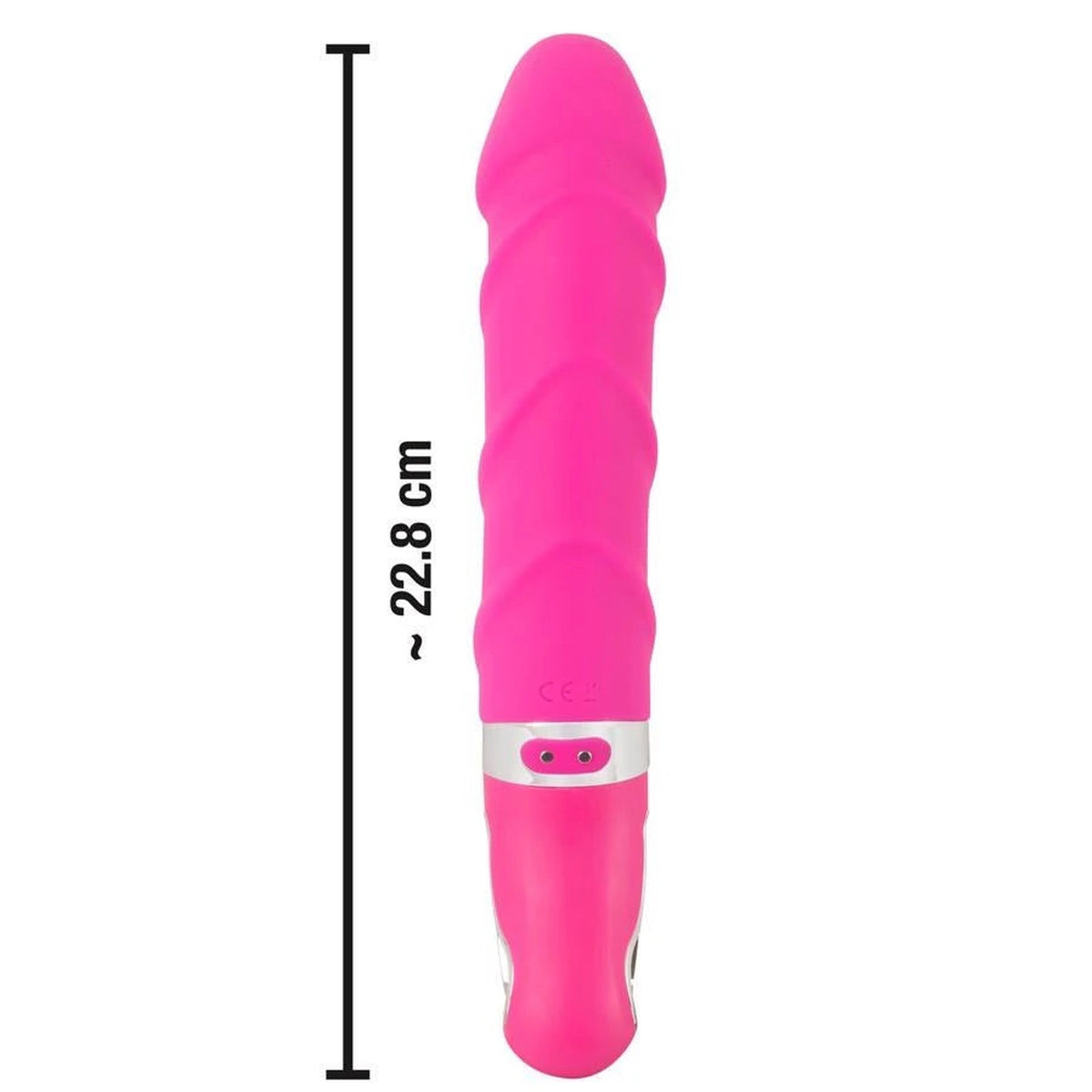 Klassischer Vibrator 12 Funktionen – wiederaufladbar, mit Wärmefunktion, rosa | Sweet Smile