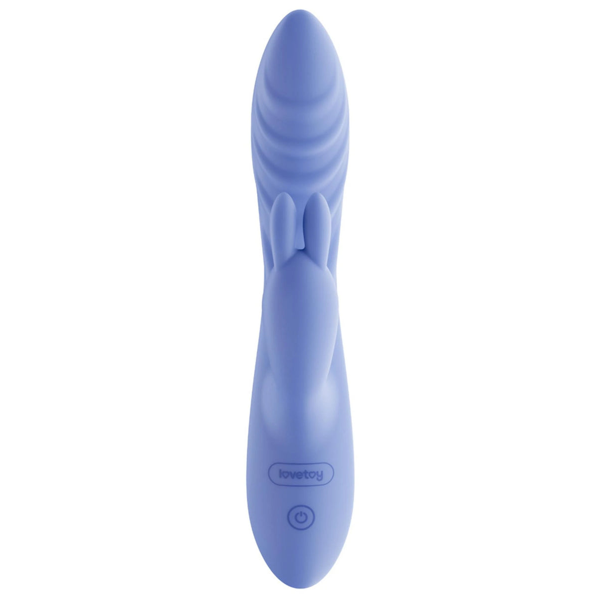 Rabbit vibrátor L'Allure Swirl – újratölthető, kék | Lovetoy
