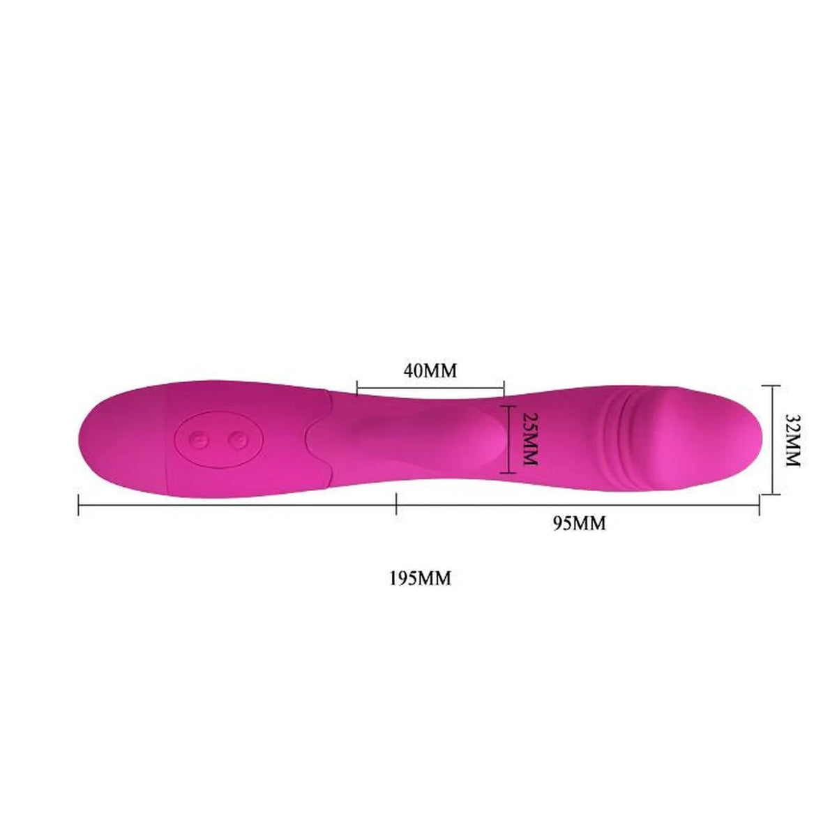Vibrador punto G Snappy 30 funciones – recargable, fucsia | Pretty Love