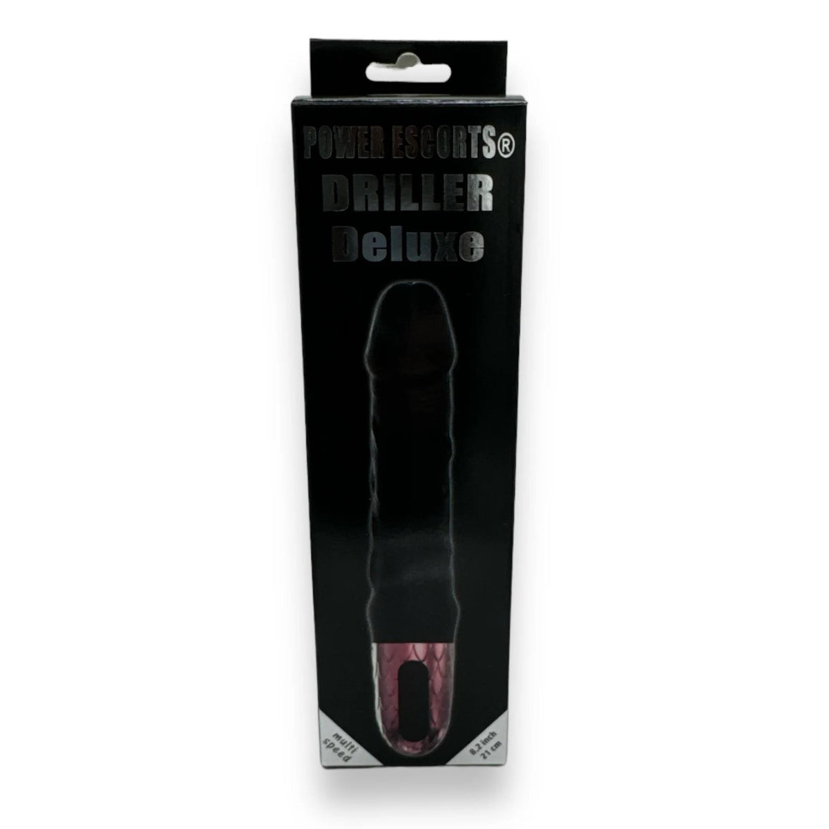 Vibratore realistico Driller Fat 10 funzioni – ricaricabile, nero | Power Escorts
