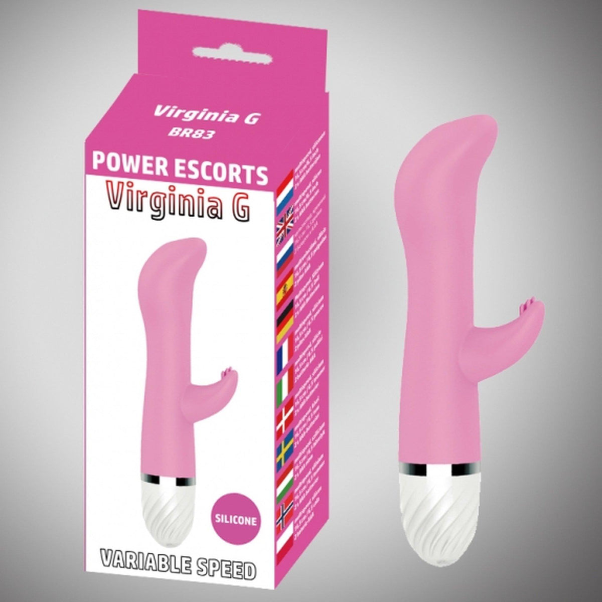Vibratore punto G Virginia 10 velocità – rosa | Power Escorts