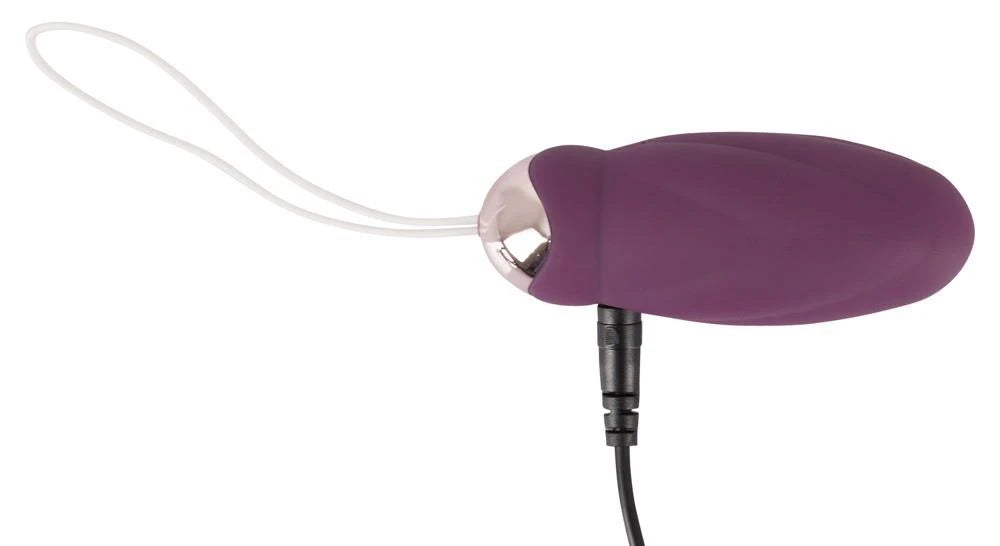 Huevo vibrador 8 funciones – rotatorio, morado | JAVIDA