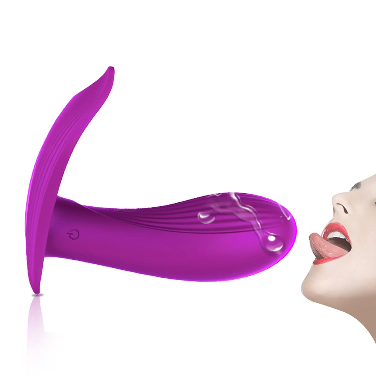 Clitoral stimulator Voice 10 functions – remote control, rechargeable, purple | Favorites