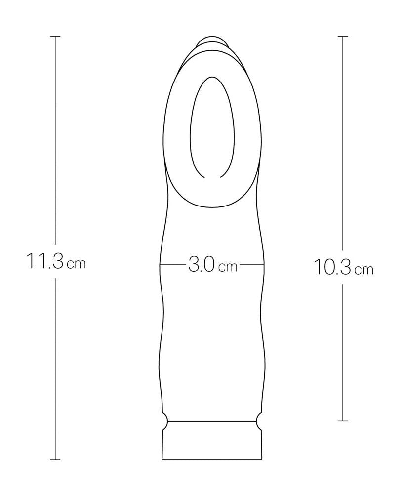 Stimolatore clitorideo Luv Foxy 11.3 cm – ricaricabile, rosa | VeDO