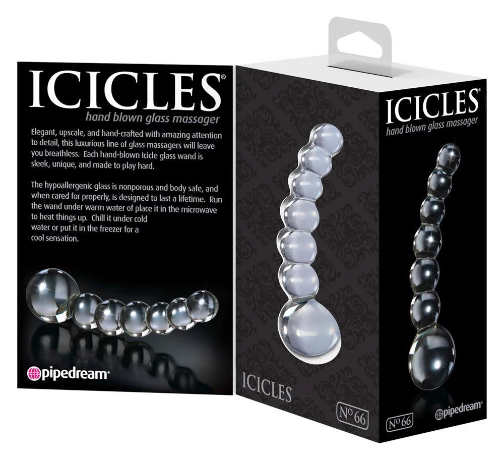 Dildo No 66 12 cm – transparente | Icicles
