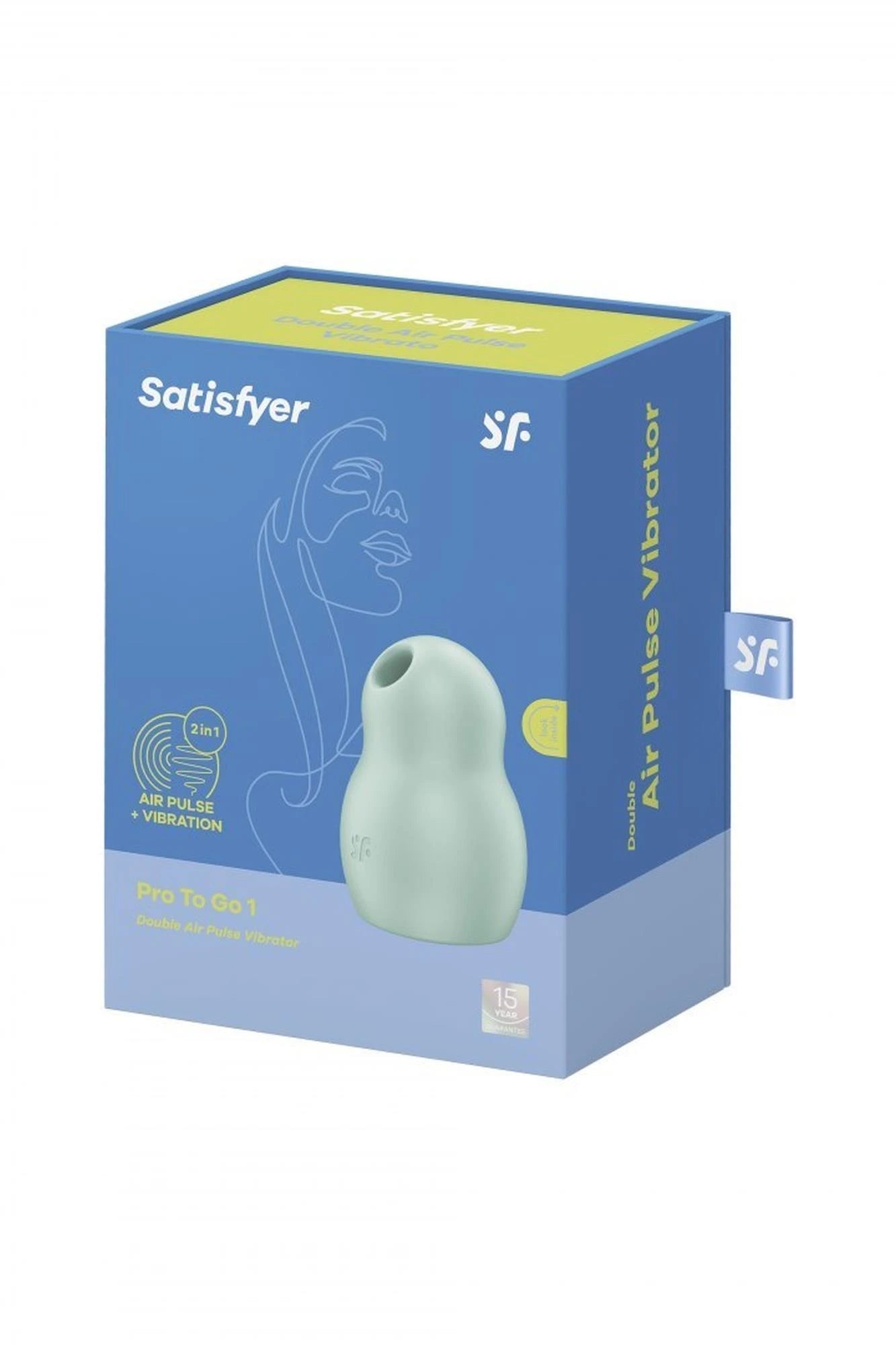 Pro to Go 1 - Double Air Pulse Vibrator - Mint