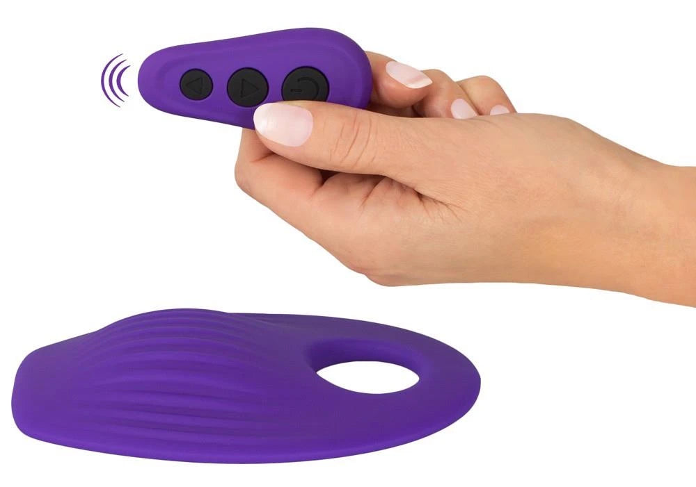 Mini-Vibrator Grinding Cushion 4 Funktionen – mit Fernbedienung, lila | Couples Choice