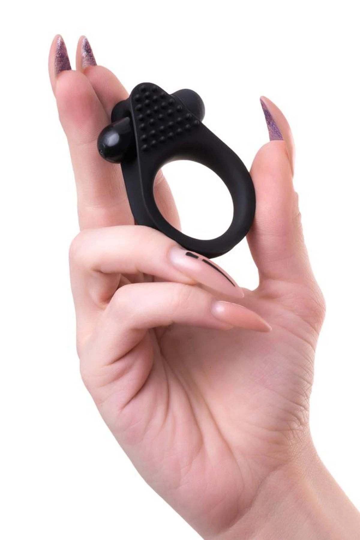 Anello fallico Brid – vibrante, nero | A-Toys