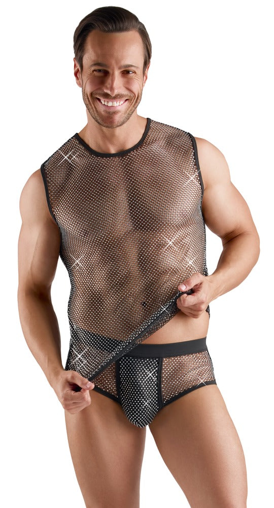 Maglietta uomo – in rete, nera 21620401721 | Svenjoyment