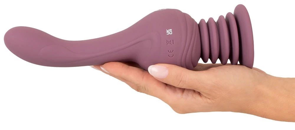 Vibrador ponto G Turbo Shaker 23.7 cm – recarregável, roxo