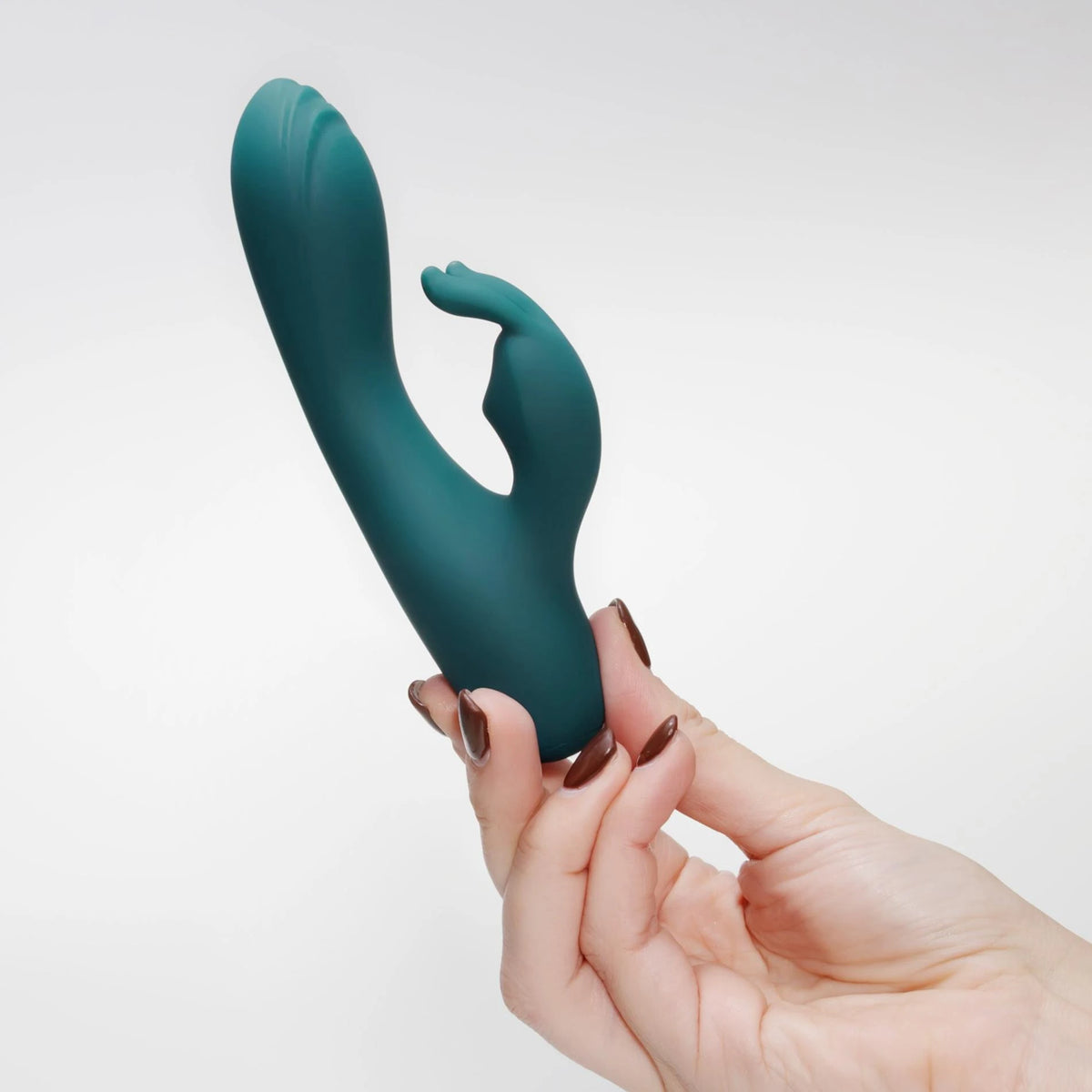 Rabbit vibrátor Lola Emerald 9.5 cm – zöld | Crushious