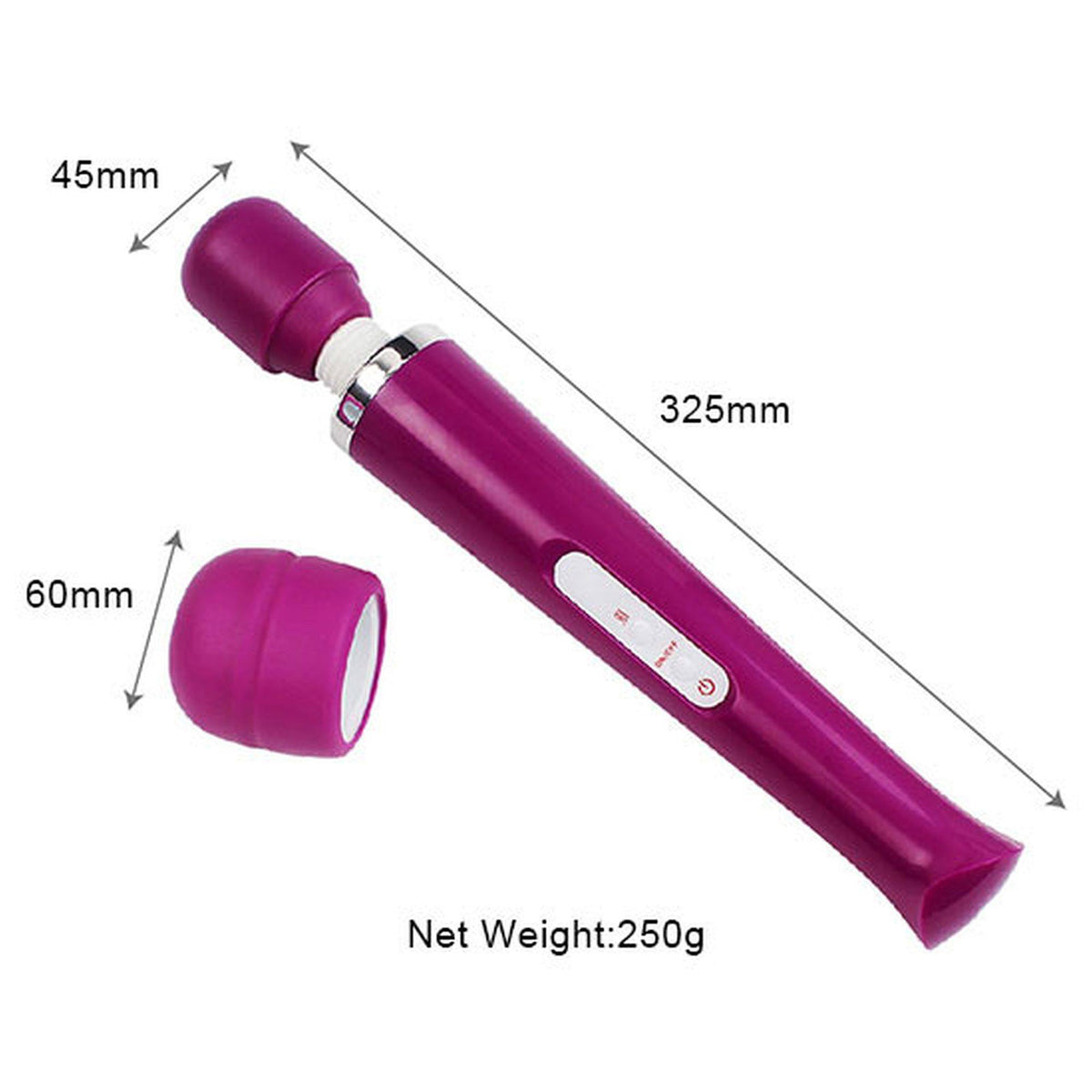 Massaggiatore wand Magic 10 funzioni – ricaricabile, rosa | Favorites