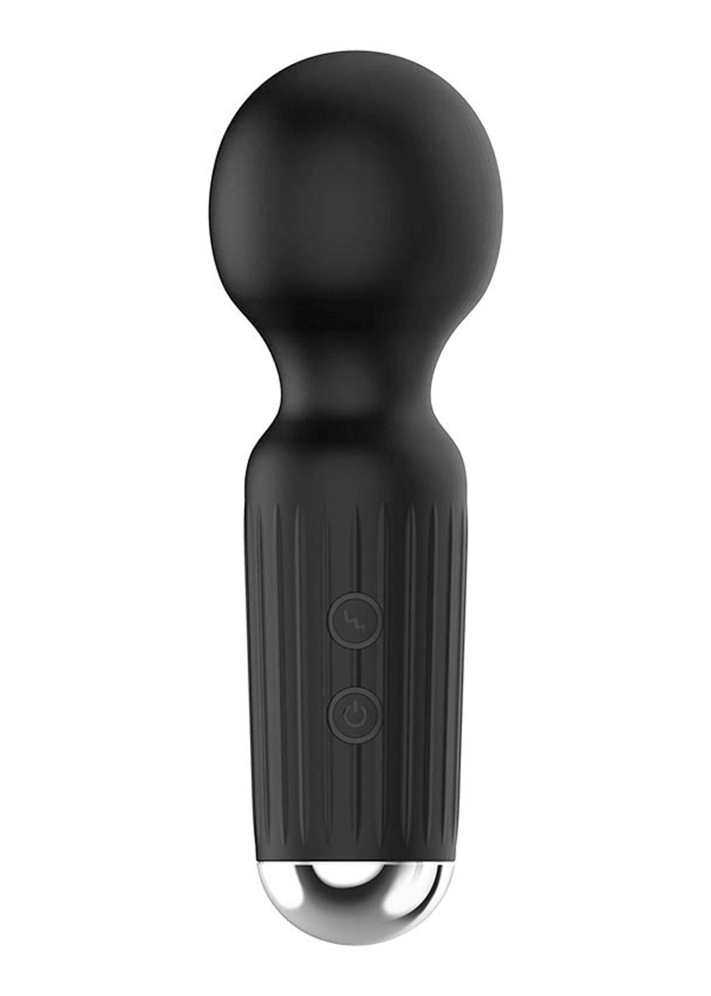 Stymulator - Mini-masseur rechargeable USB 20 fonctions - Noir