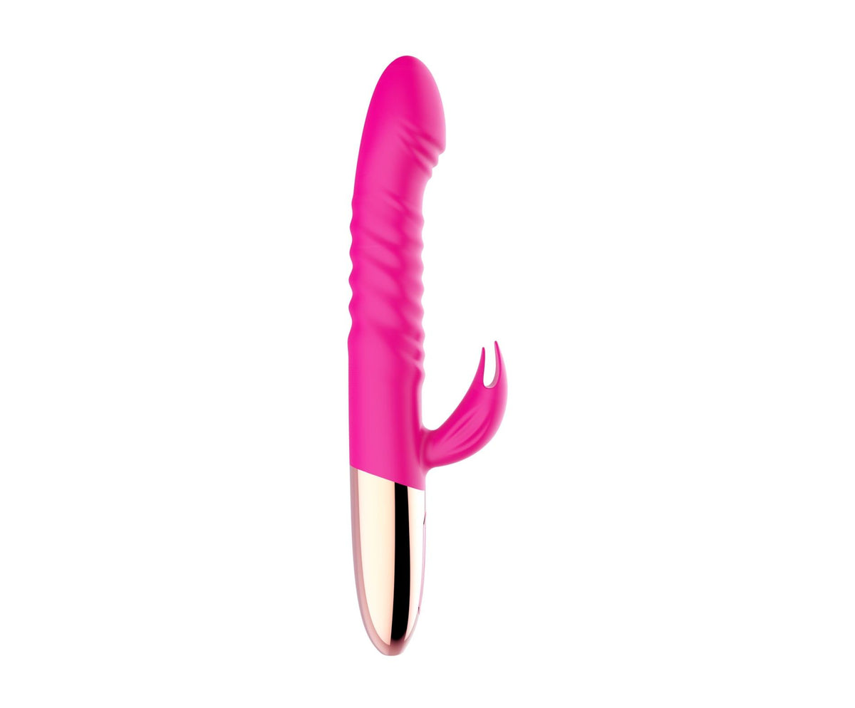 Vibrador rabbit 10 funciones – recargable, con calor, fucsia | Favorites