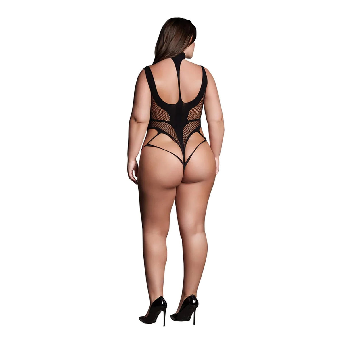 Body Cyllene Xlviii Turtleneck Queen – taglie forti, nero | Le Désir