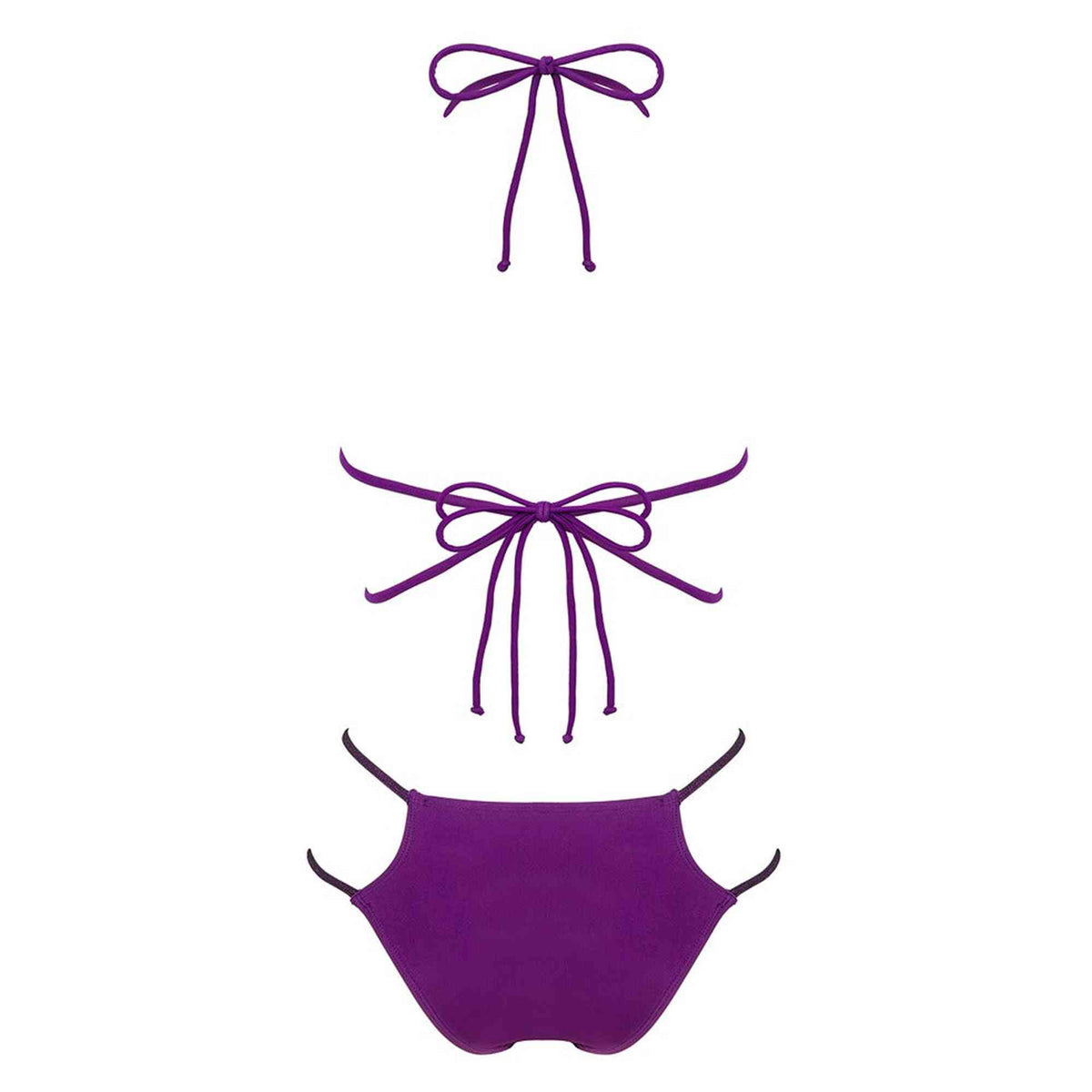 Conjunto de lencería Bikini Balitta – morado | Obsessive