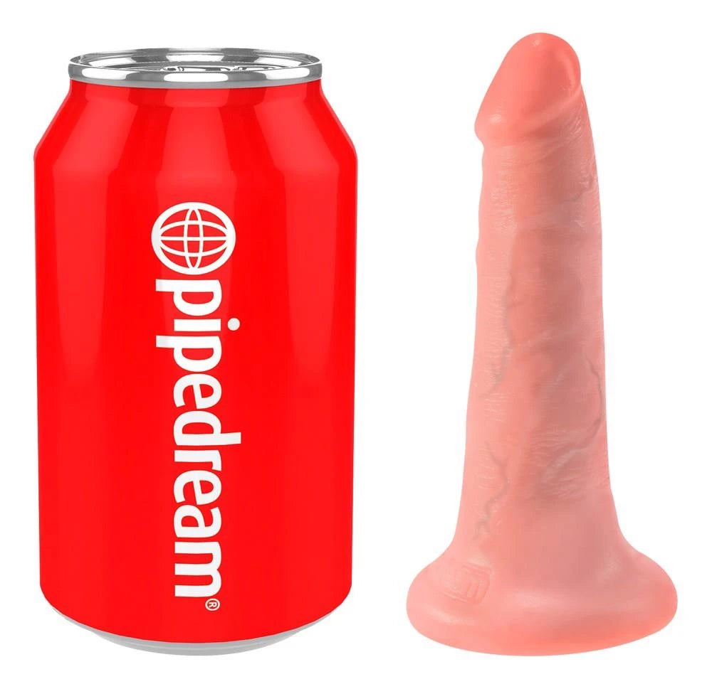 Dildo realista – com ventosa, em cyberskin, nude | King Cock