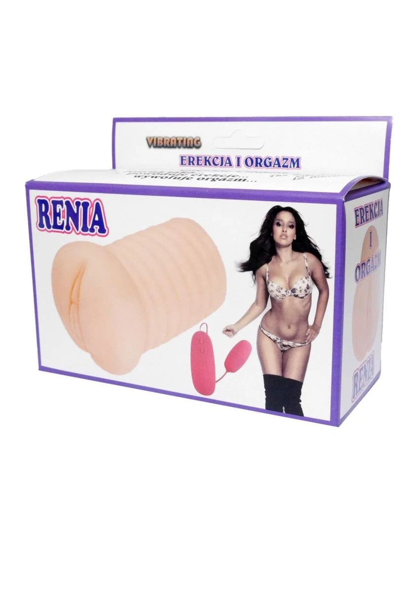 Masturbador Renia 15 cm – con mando a distancia, vibrador, nude | Favorites