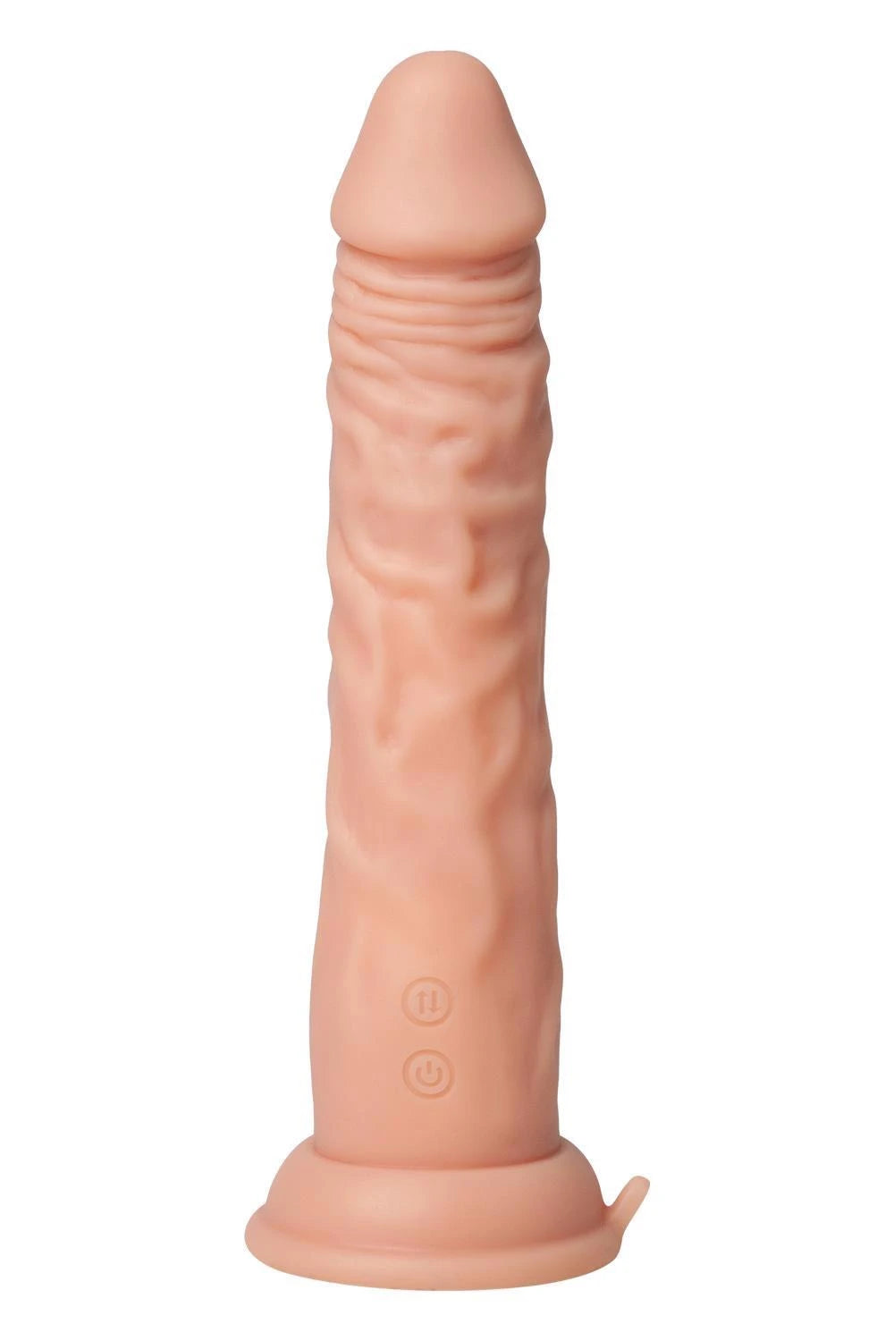 Realistic vibrator Thruster Shaft 22.4 cm – remote control, rechargeable | FemmeFunn