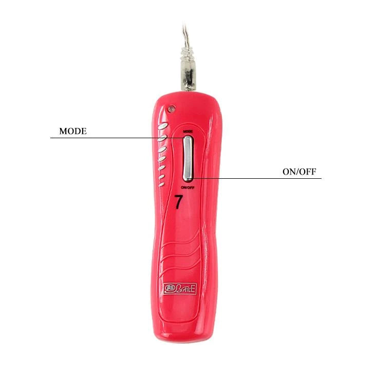 Stimolatore clitorideo Butterfly 7 funzioni – con telecomando, rosa | Pretty Love
