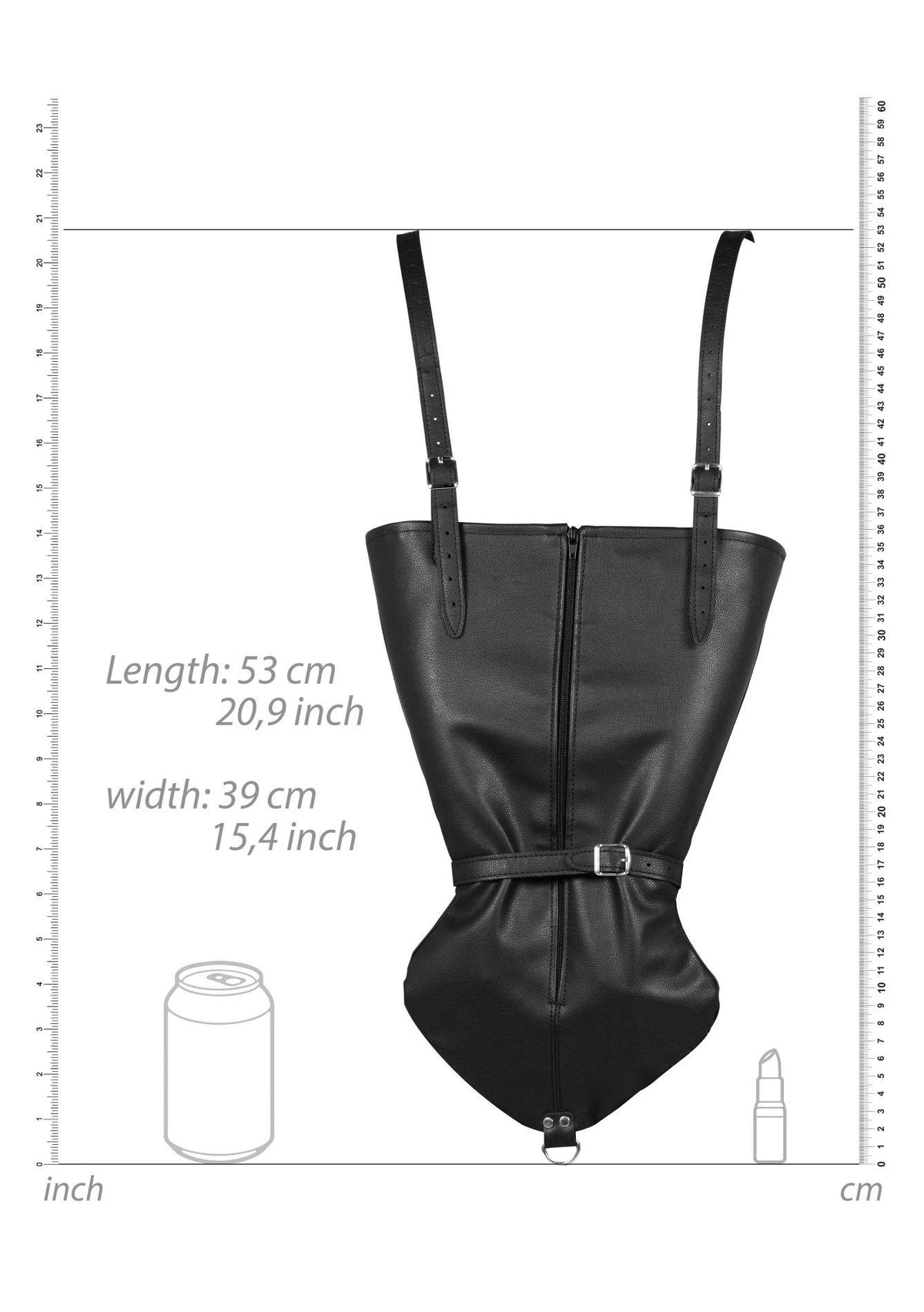 Accessoire BDSM Zip Full Arm – noir | Ouch!
