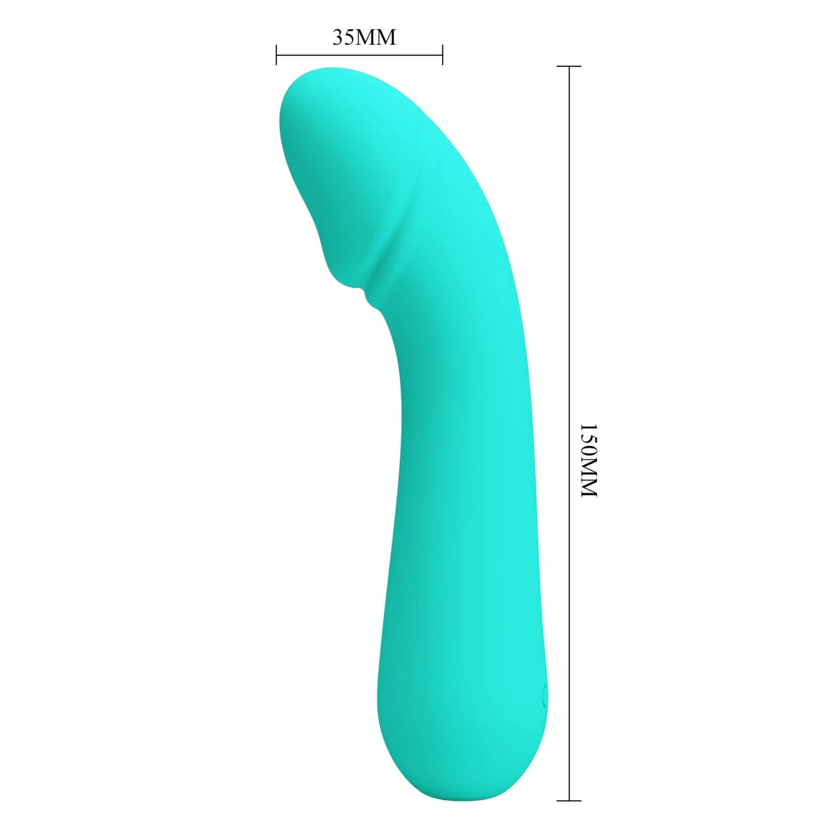 Vibrador punto G Cetus 12 funciones – recargable, verde | Pretty Love