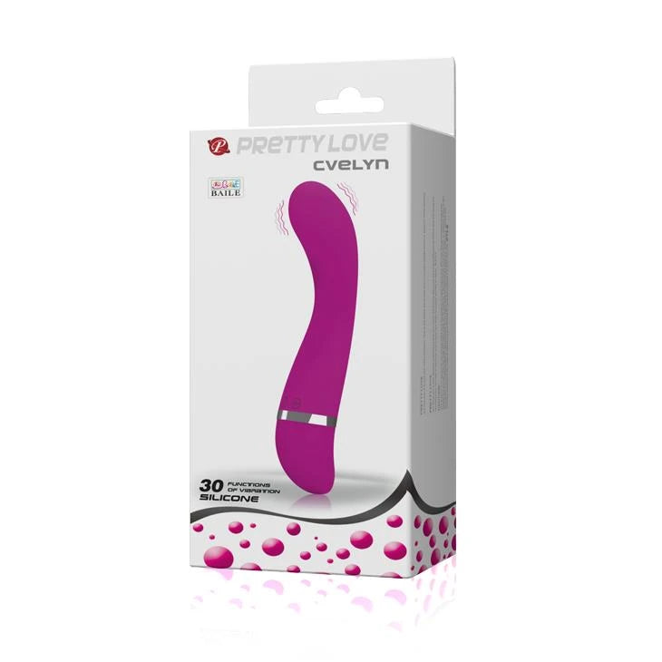 Vibratore punto G Cvelyn 30 funzioni – fucsia | Pretty Love