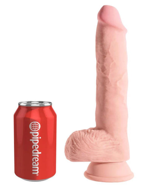 Dildo realistico KCP 10 TD Fat – con ventosa, in cyberskin | King Cock Plus