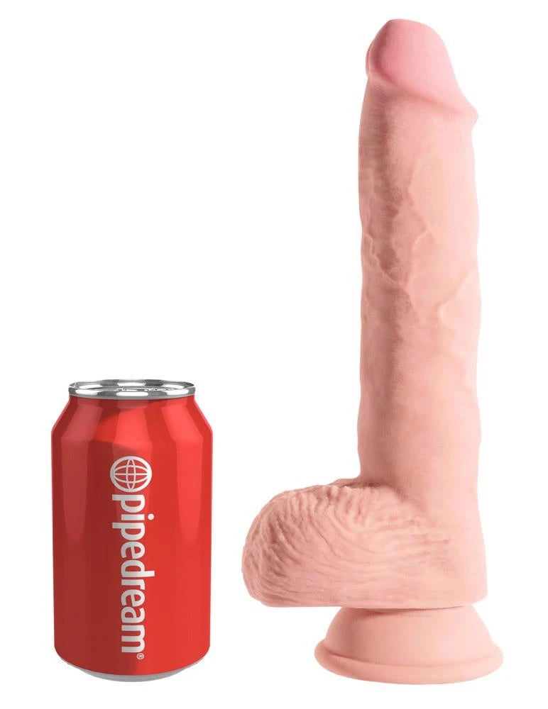 Dildo realistico KCP 10 TD Fat – con ventosa, in cyberskin | King Cock Plus