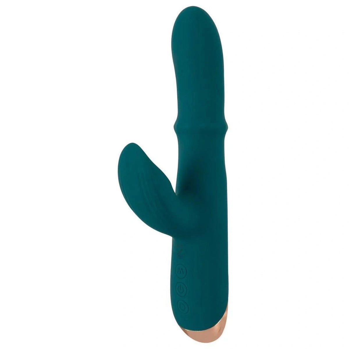 Anillo para el pene Thumping Moving 7 funciones – recargable, vibrador, verde