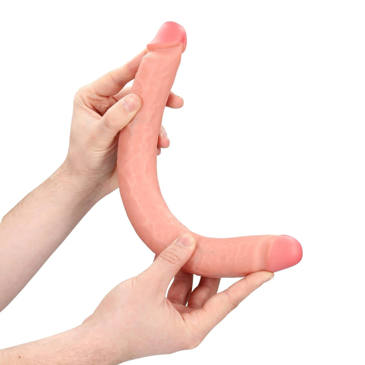 Dildo Ended 14″ – doppelt, hautfarben | RealRock