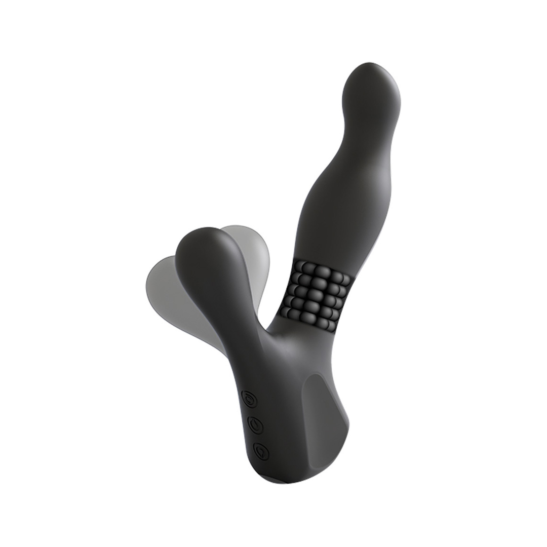 Massaggiatore prostatico Edges 10 funzioni – rotante, nero | Doc Johnson