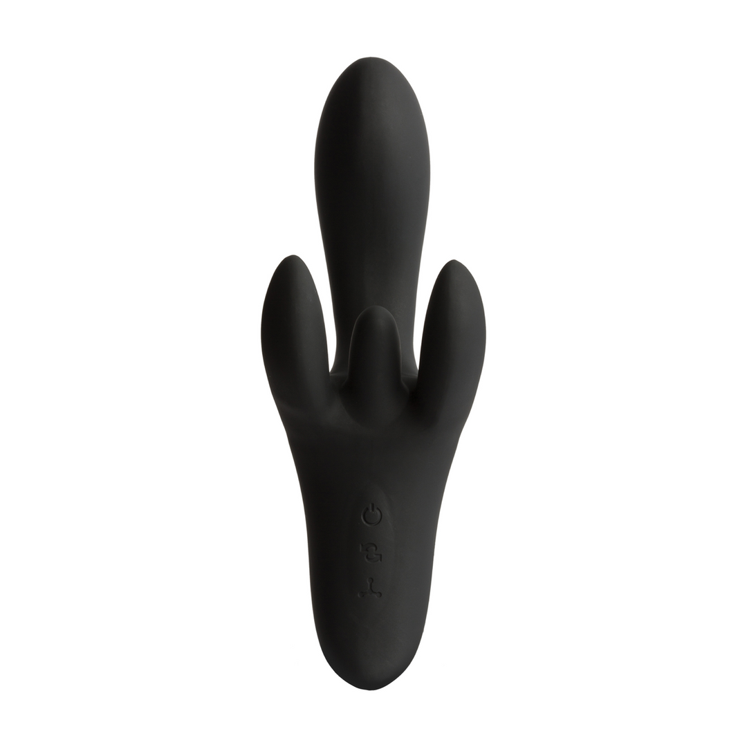 Classic vibrator Pulse Ultimate 4 Motor 17.8 cm – black