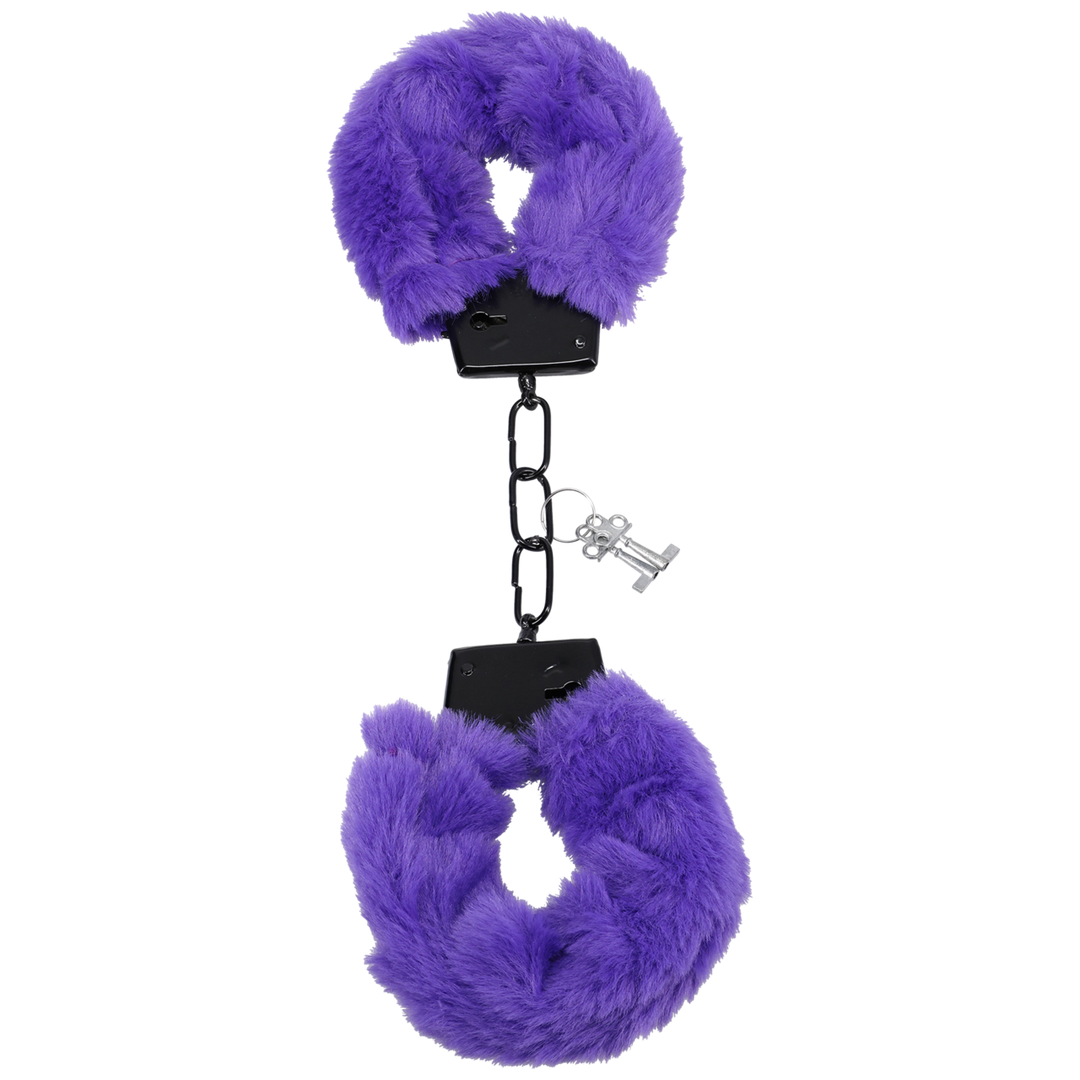 Manette Fluff Cuffs – viola | Doc Johnson