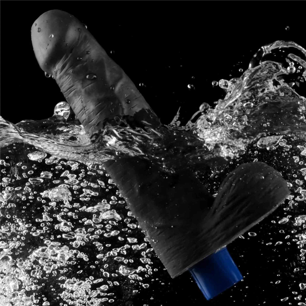 Consolador Softee 10 funciones – recargable, vibrador, negro 10-LV330221 | Lovetoy