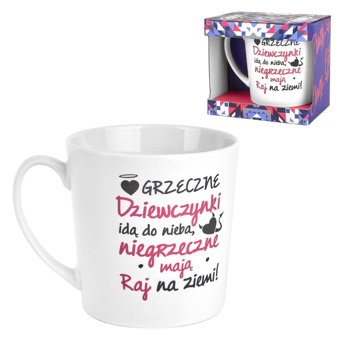 Mug Kubek NBC matowy Grzeczne | BGtech