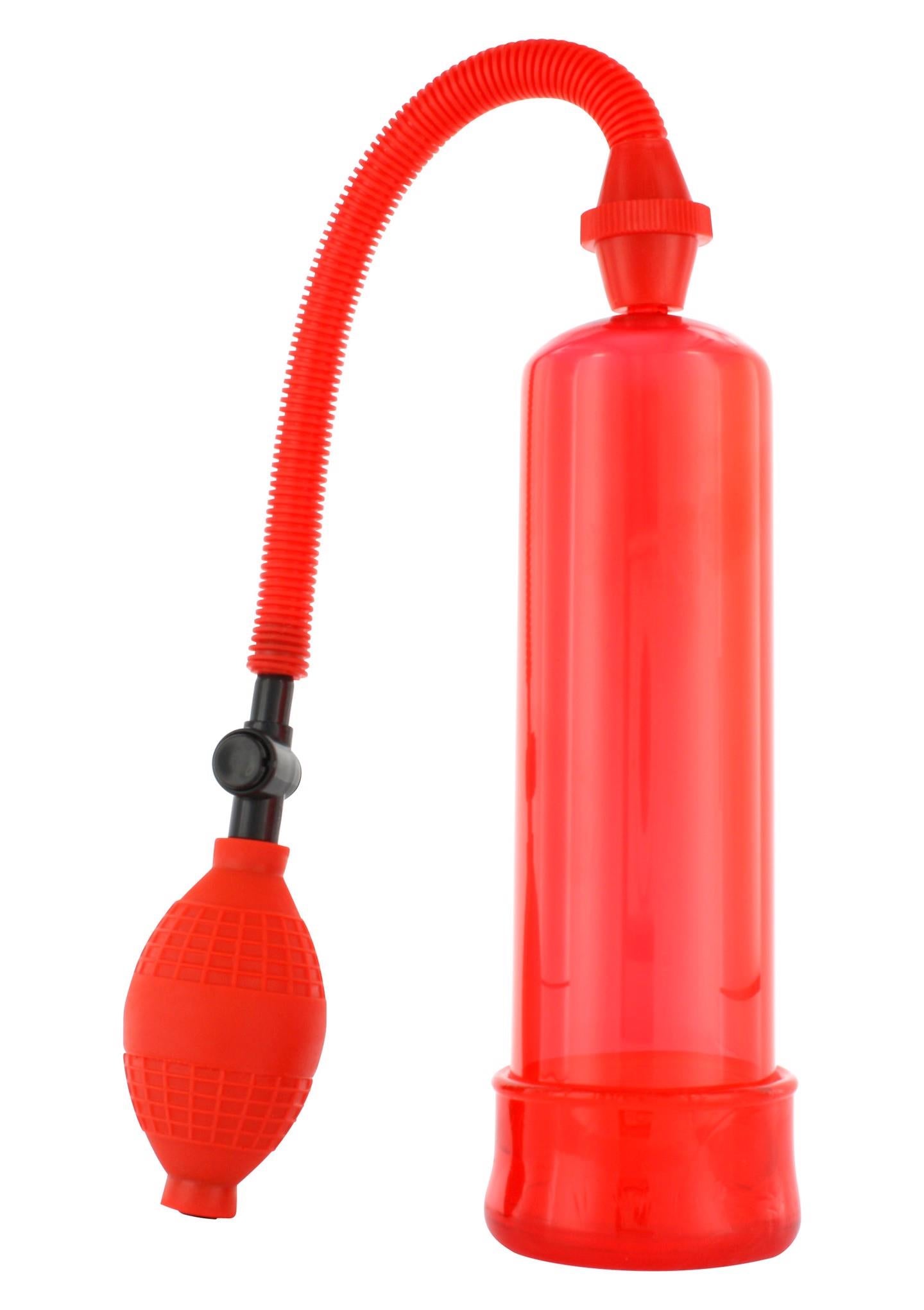 Pompe à pénis agrandisseur rouge