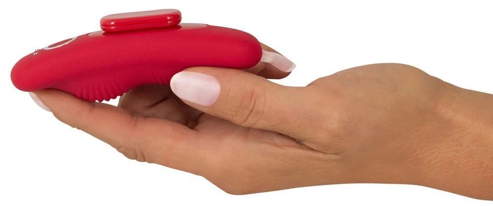 Stimolatore clitorideo 10 funzioni – con telecomando, rosso | Sweet Smile