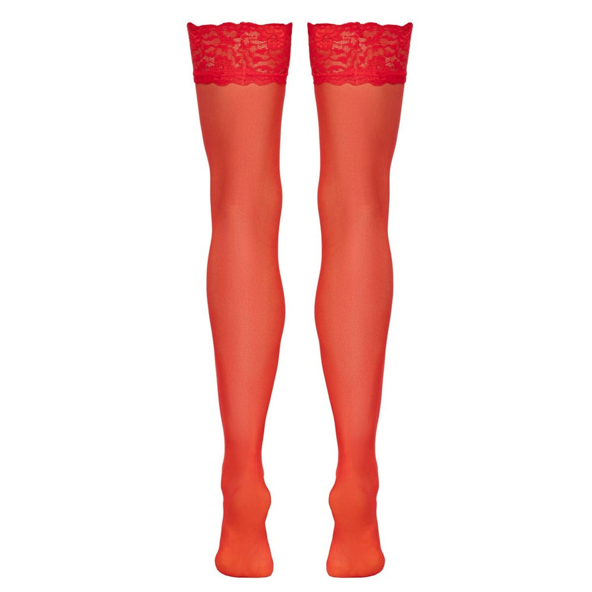 Calze – in pizzo, rossa | Cottelli LEGWEAR