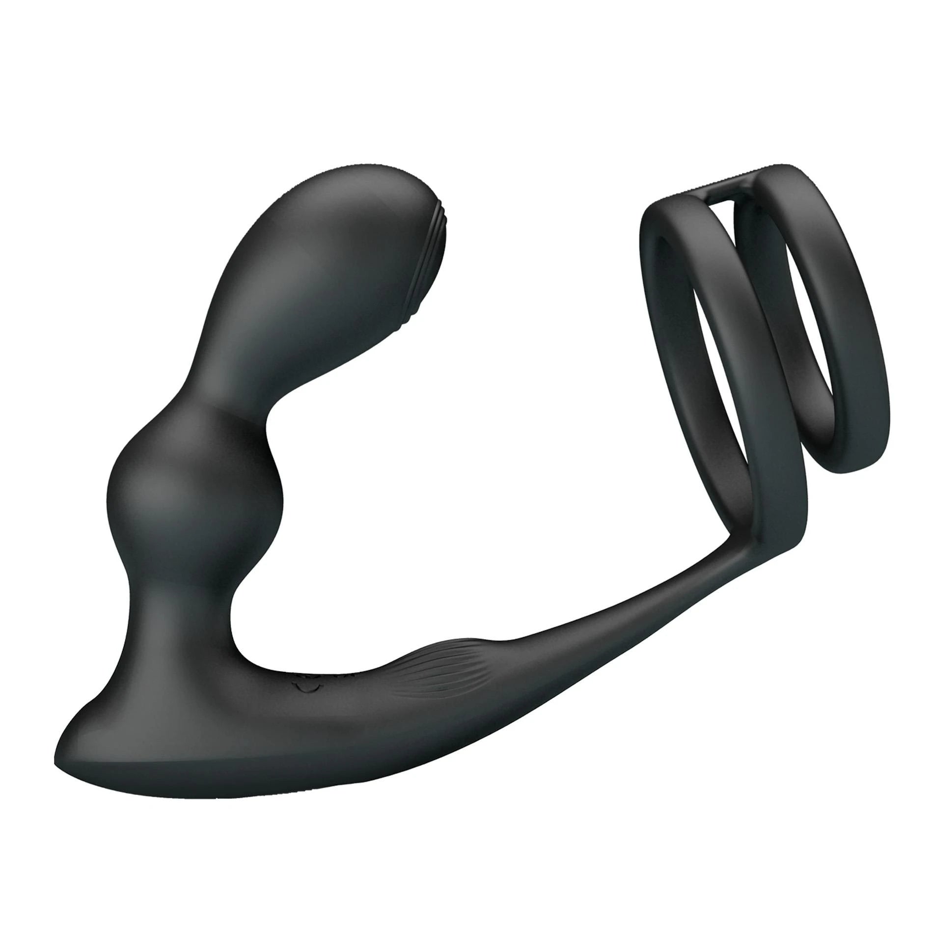 MR PLAY - PLUG ANAL VIBRANT avec ANNEAU - Télécommande 12 fonctions