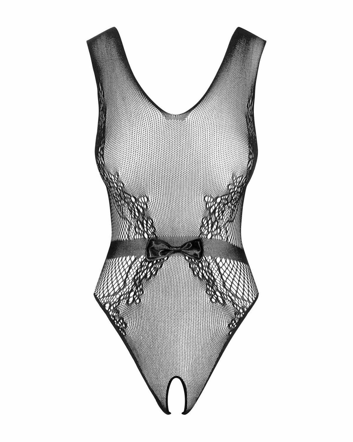 Body – floral, abierto, negro | Obsessive