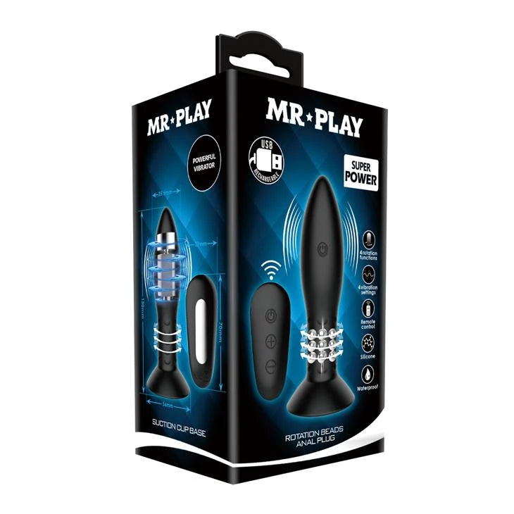 Plug anal – vibrant, avec télécommande | Mr. Play