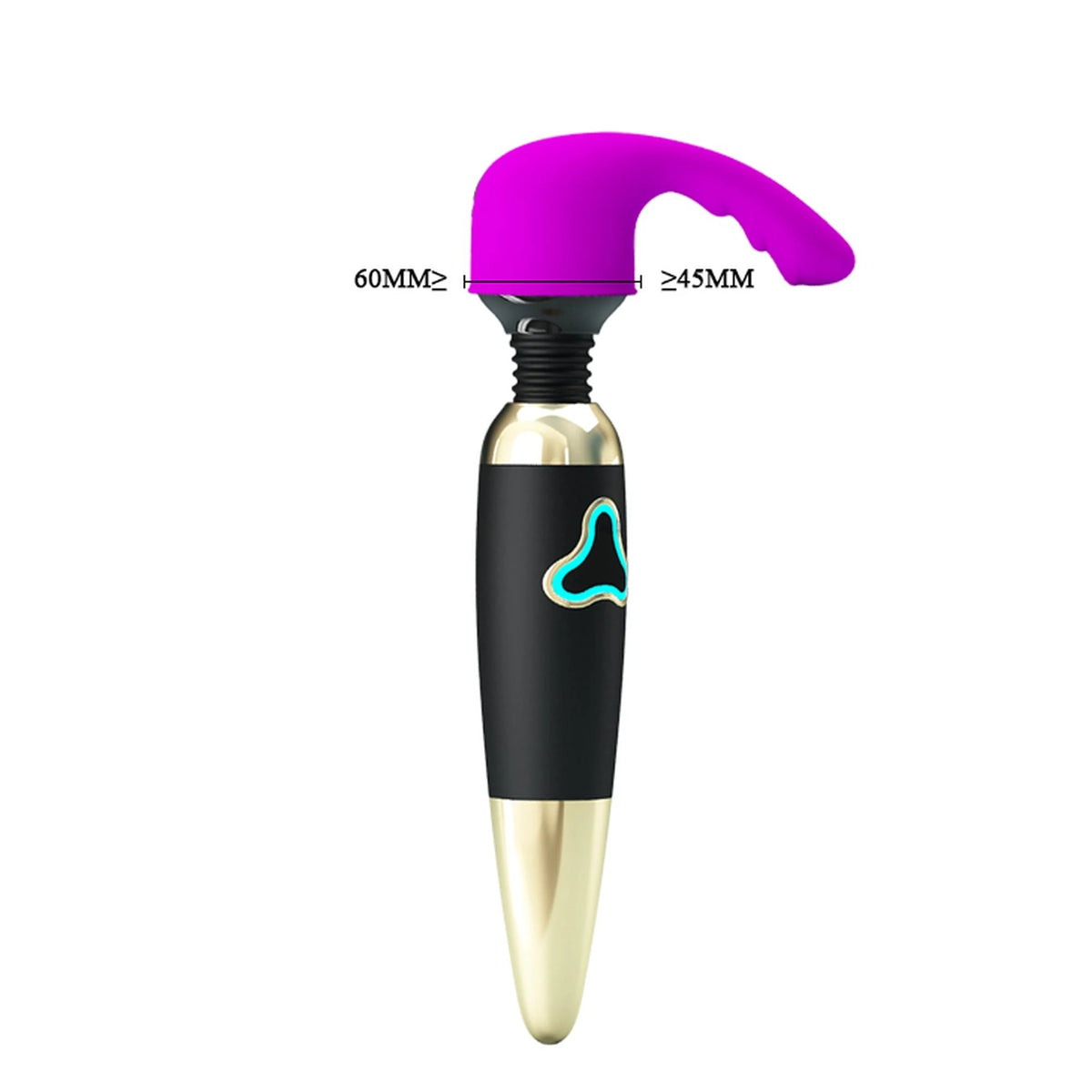 Massaggiatore wand Curitis – impermeabile, fucsia | Pretty Love