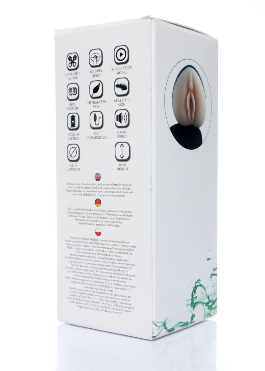 Masturbateur-Vagin Cœur d'amour 34 fonctions USB