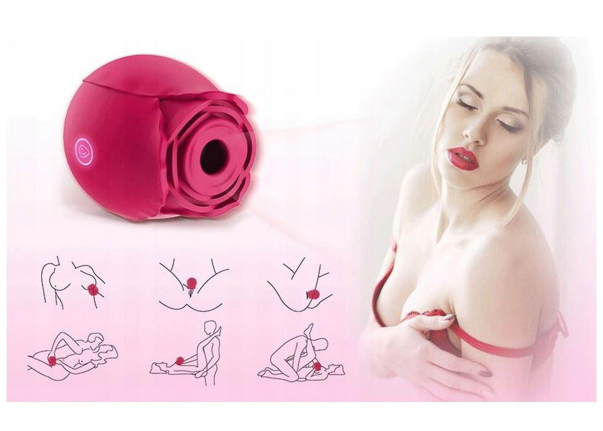 Estimulador de clitóris Flirting Partner 10 funções – recarregável, vermelho | Favorites