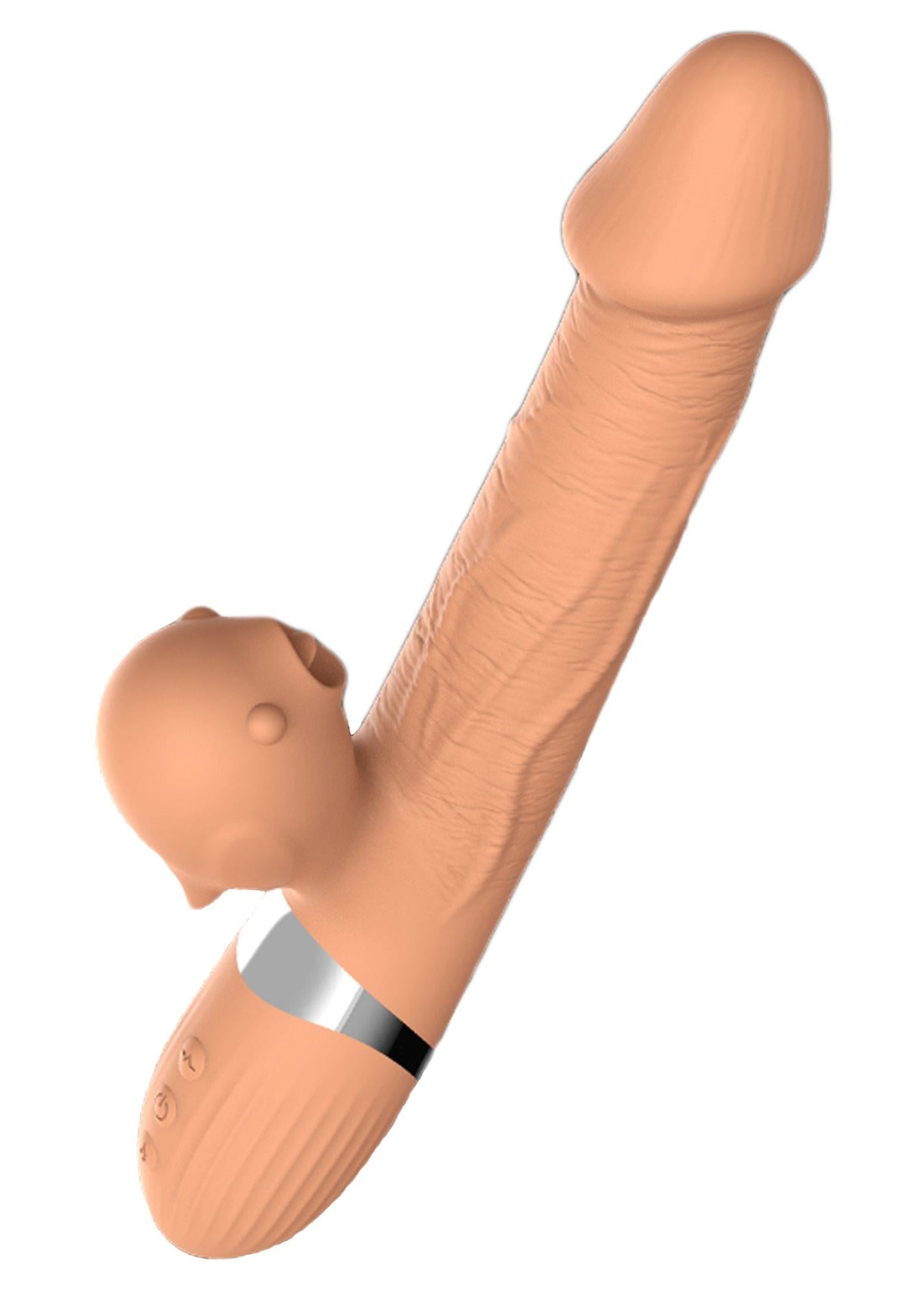 Vibrateur-Basia Vibrateur à poussée 2 en 1 Vibrateurs lingettes USB