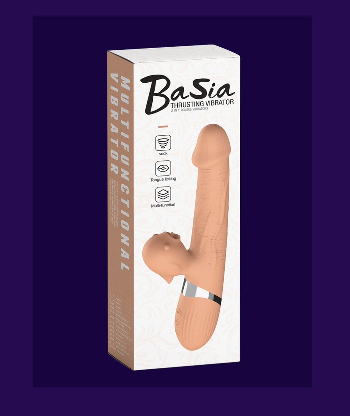 Stimolatore clitorideo Basia Thtusting 9 funzioni – ricaricabile, nude | Favorites