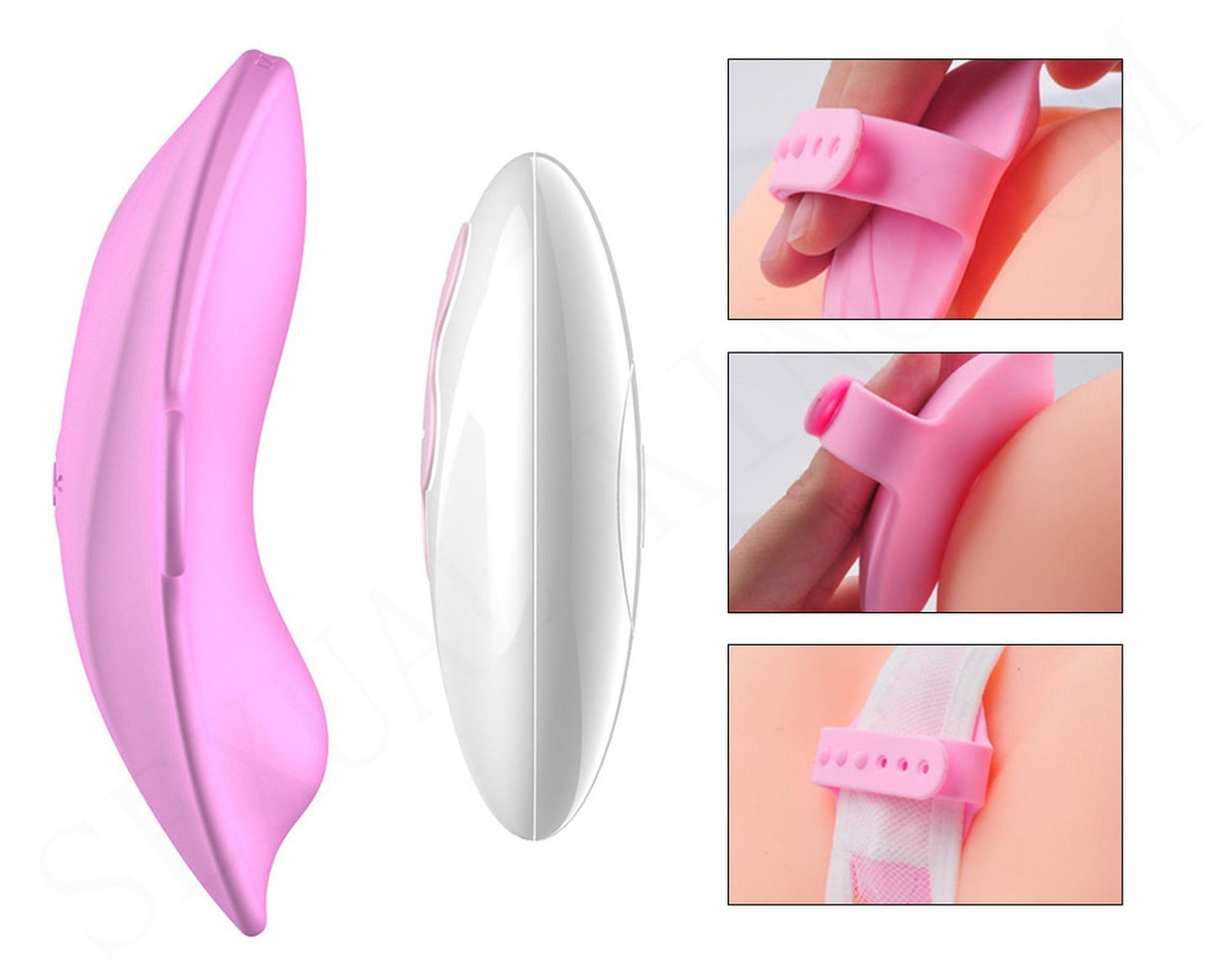 Strap-on – con telecomando, vibrante, rosa | Favorites