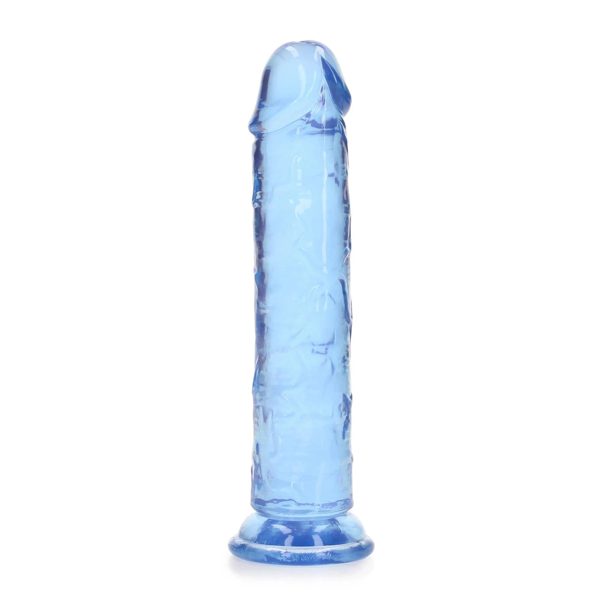 Consolador realista Straight – con ventosa, azul 5.5 cm | RealRock