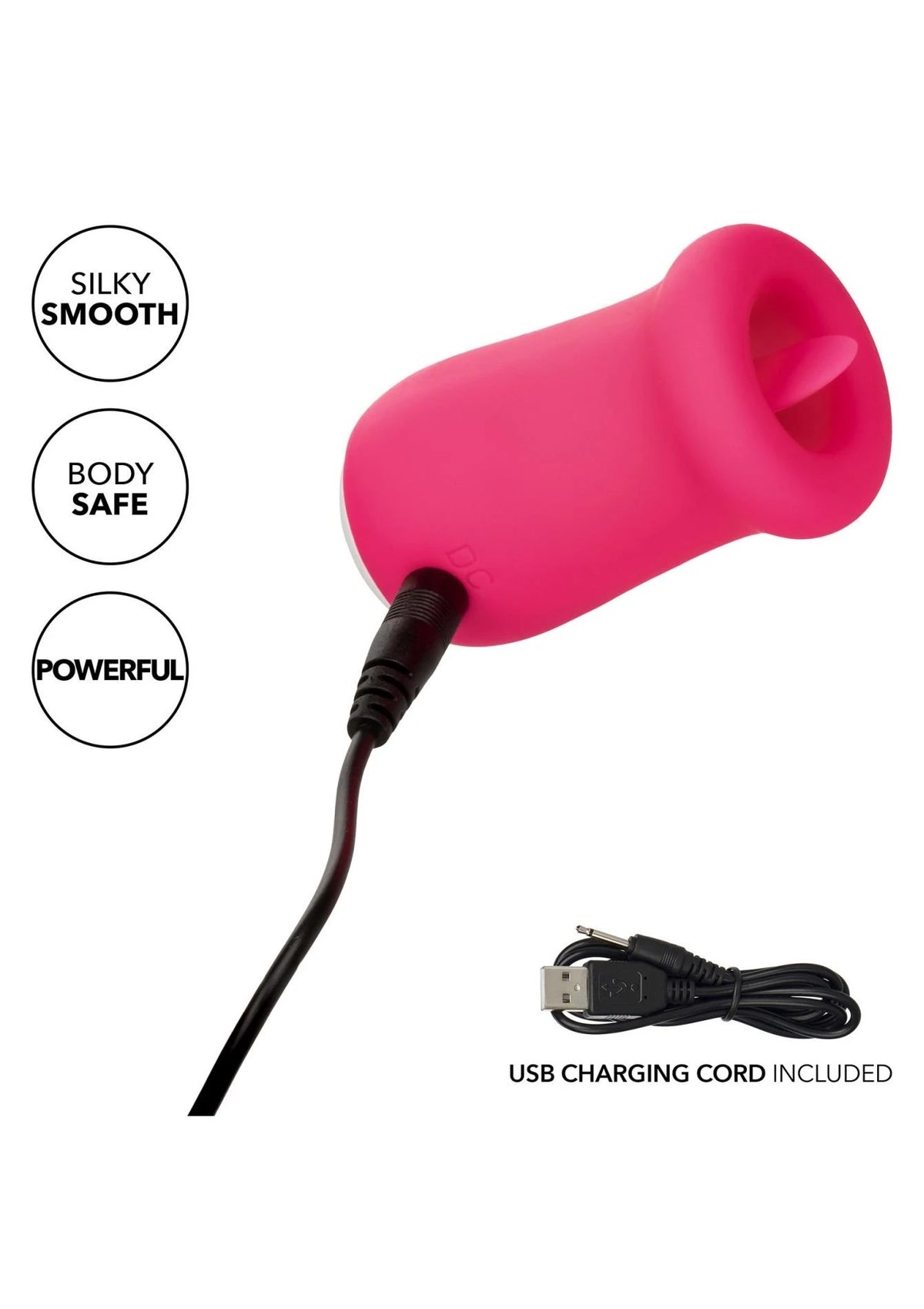Estimulador de clítoris Sugar Craze 10 funciones – recargable, rosa | Calexotics